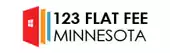 123 flat fee minnesota logo